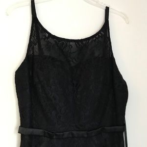 NEW WITH TAGS May Queen Couture black lace gown